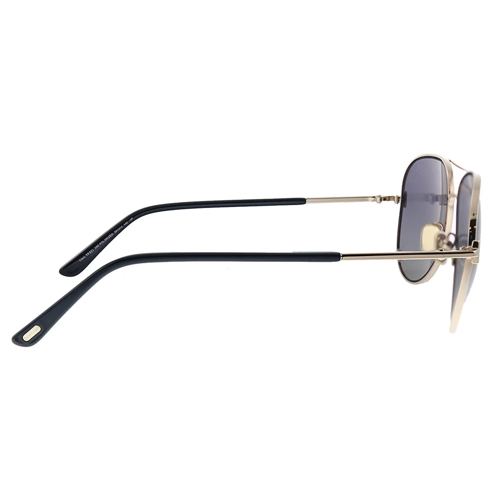 Metal Aviator Sunglasses Rose Gold 61mm Q8217