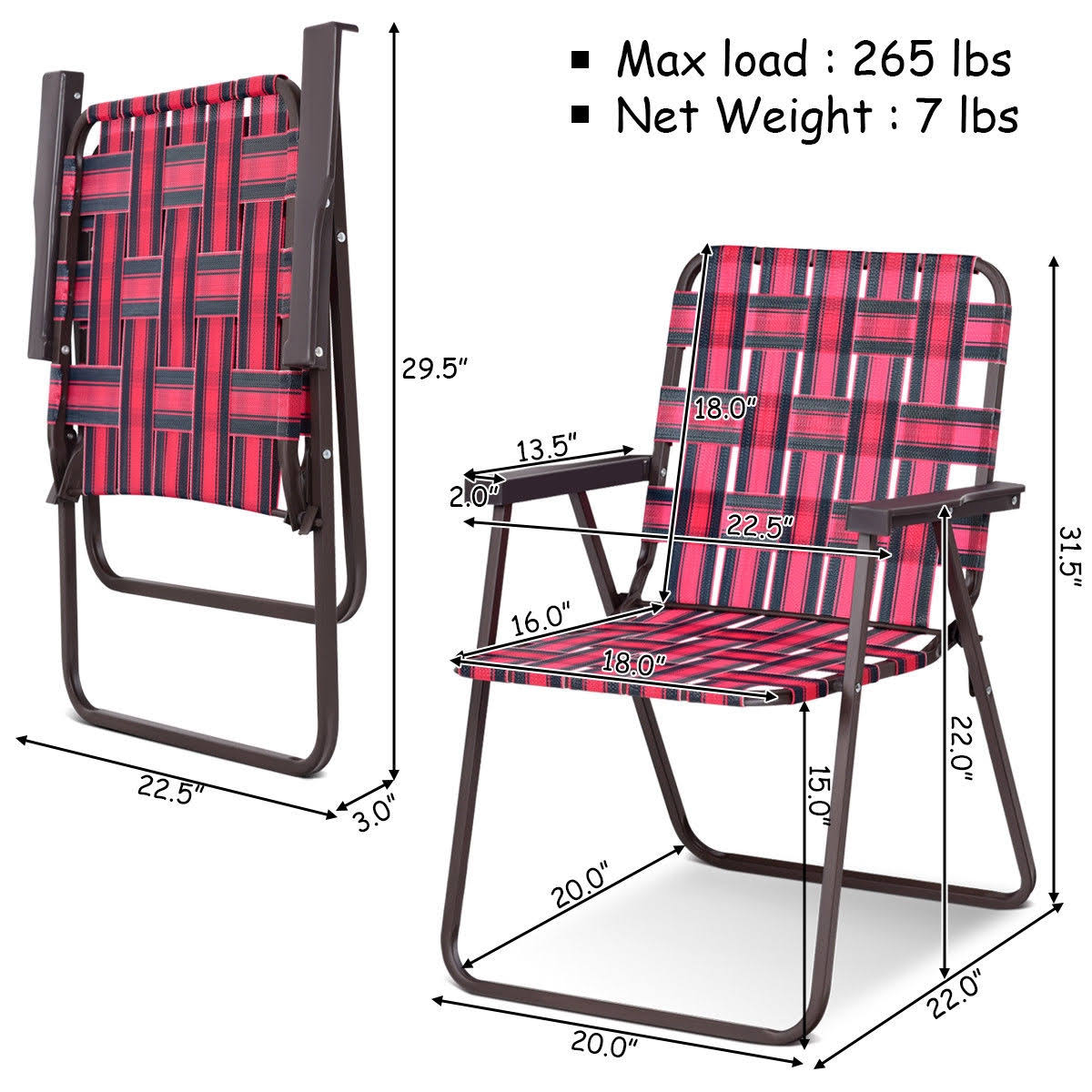 Folding Beach Chair A111