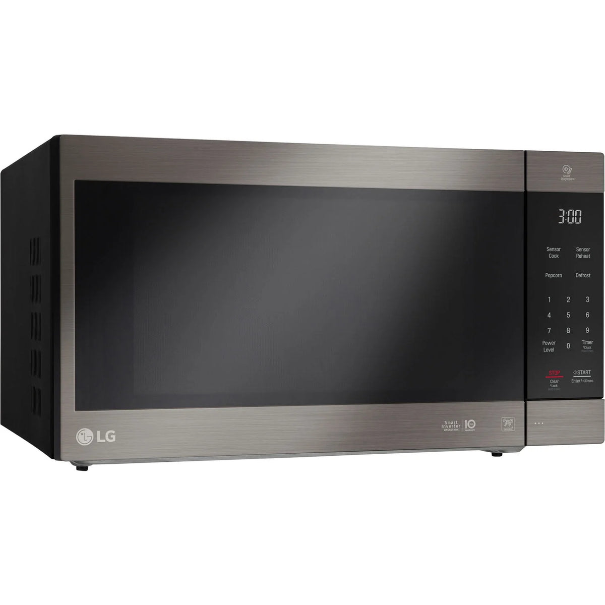 2.0 Cu. Ft. 1200W Black Stainless Steel Countertop Microwave X5476