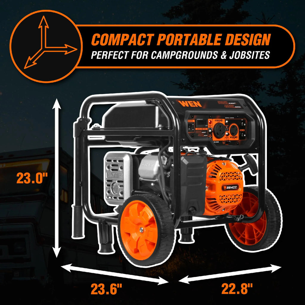 5600-Watt Portable Generator A587