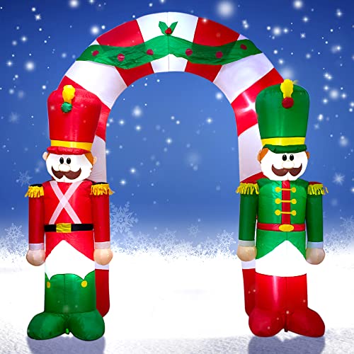 9FT Christmas Inflatable Arch with Lights Z7235