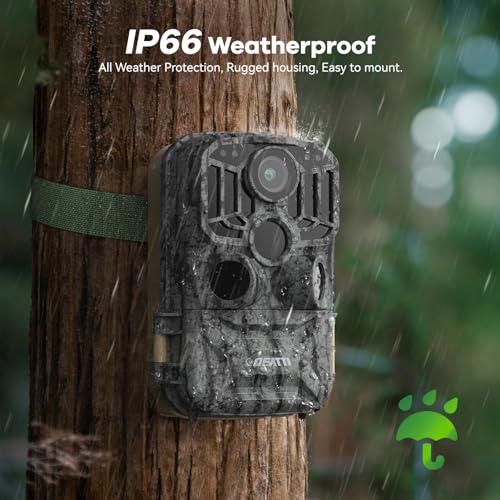 Trail Camera 48MP 4K WiFi Bluetooth Night Vision Waterproof Q250575
