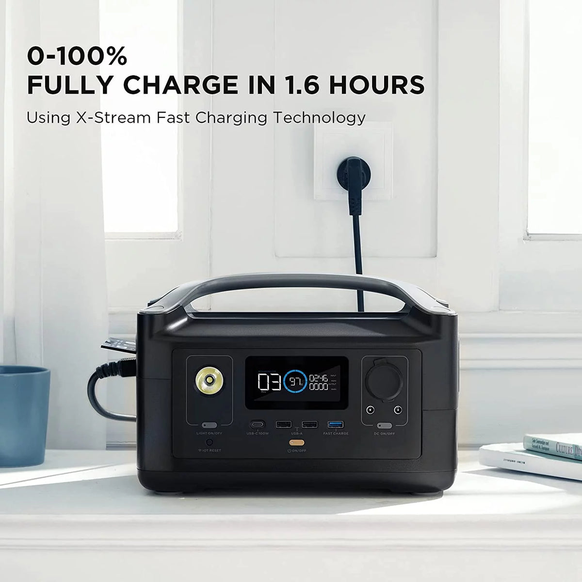 Portable Power Station 288Wh 600W AC Output H200