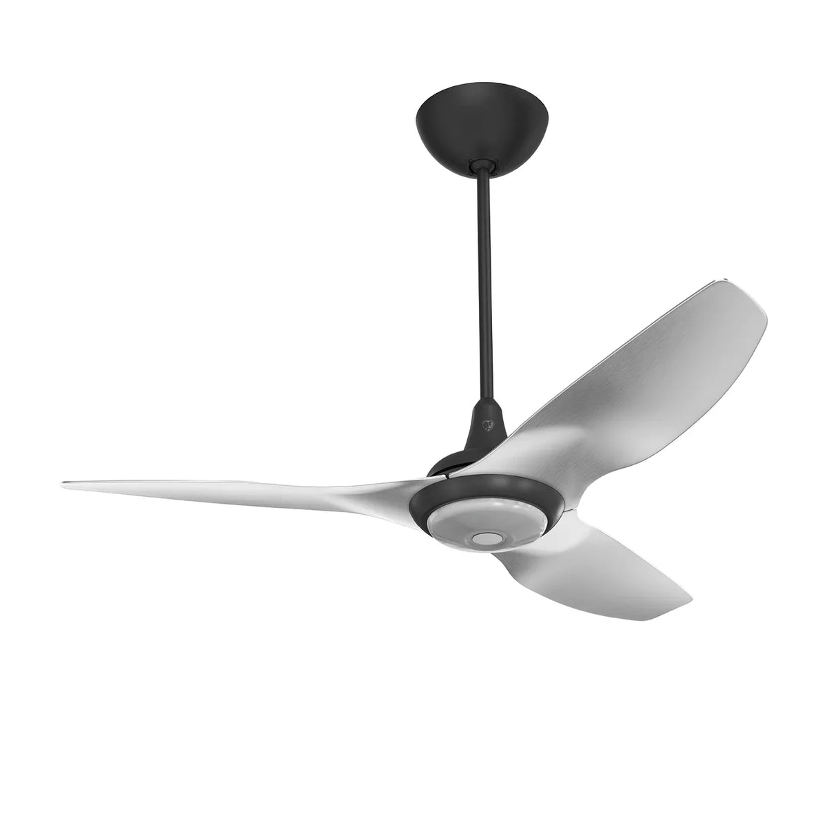52 Ceiling Fan with Brushed Aluminum Blades and Black Finish E8340
