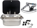 Stainless Steel Outdoor Sink with Glass Lid and Faucet G733