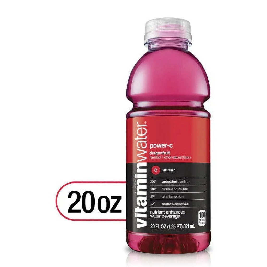 Vitaminwater Power-C Dragon Fruit, 20 Fl, Pack of 12 S105329