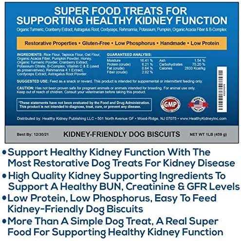 Low Protein Dog Treats for Kidney Support P8098