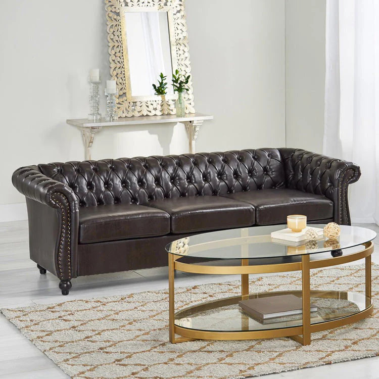 Three-Seater Chesterfield Sofa Y73859