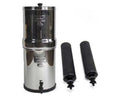 Stainless Steel Water Filtration System with 2 Black Filters A729