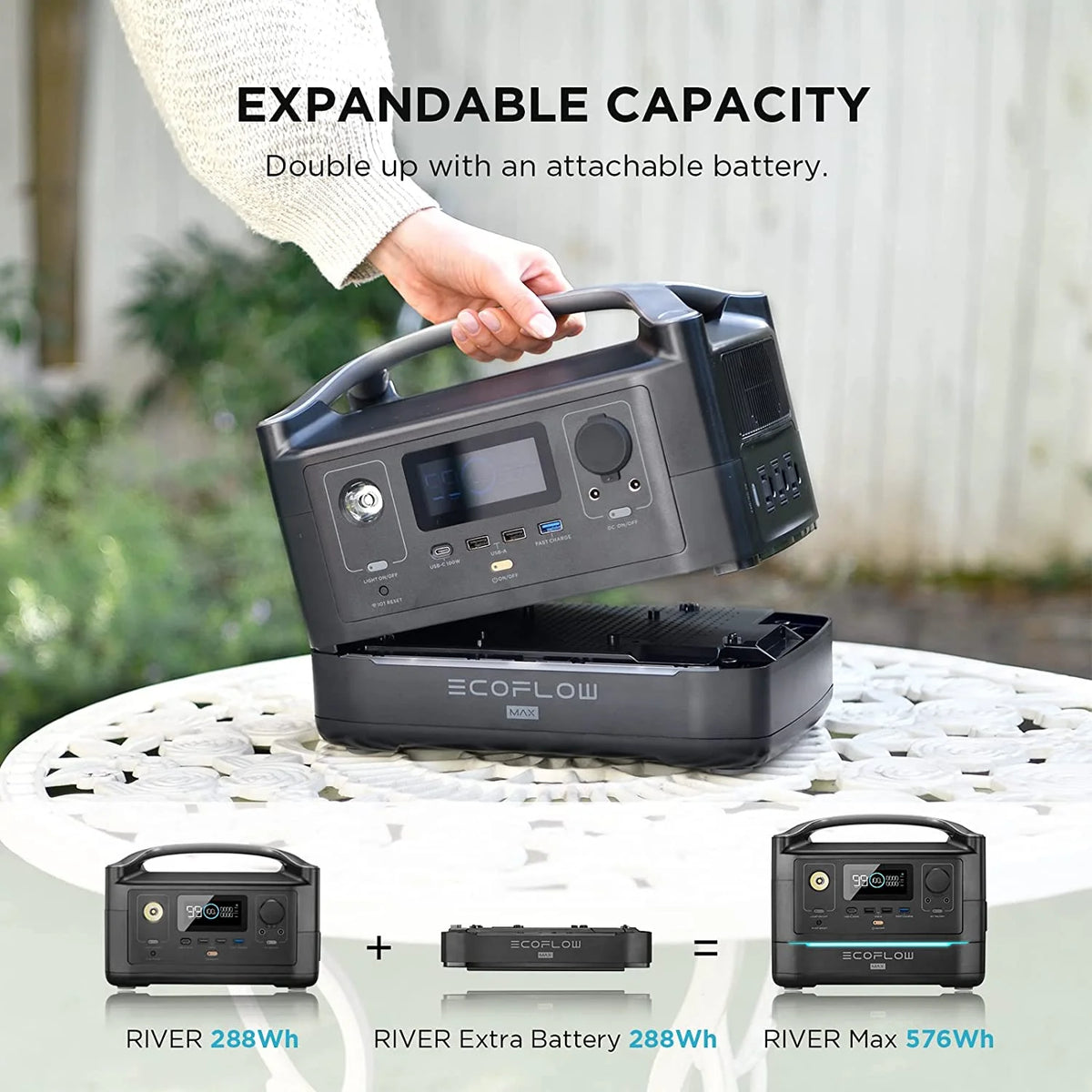 Portable Power Station 288Wh 600W AC Output H200