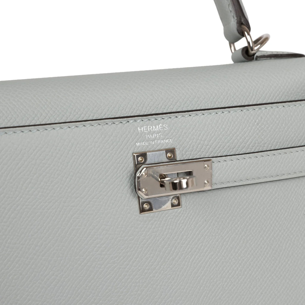 Pre-owned Bleu Glacier Epsom Leather Bag C685758