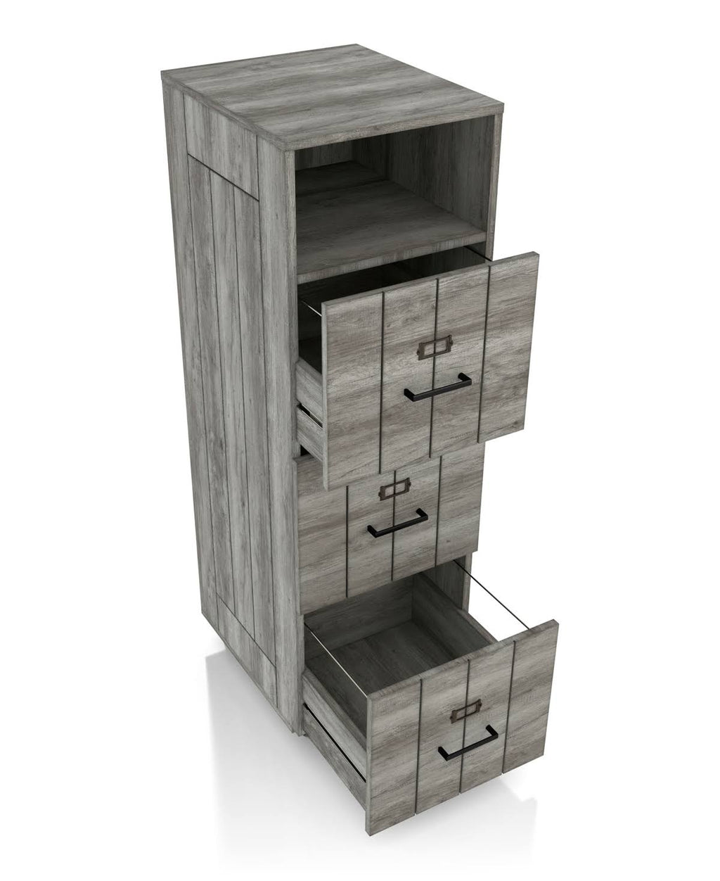 Gray 3-Drawer File Cabinet M3356