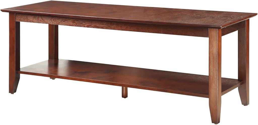 Cherry Coffee Table with Shelf X268