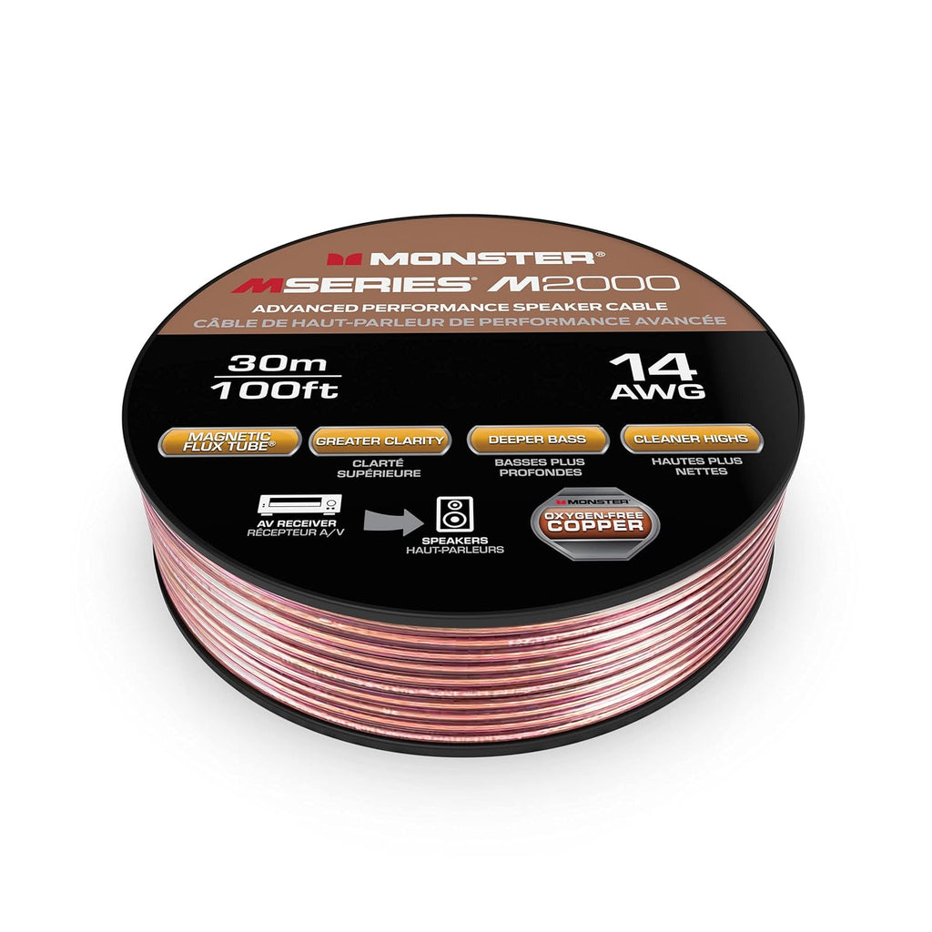 Oxygen-Free Copper 12 Gauge Speaker Cable 50 FT J483