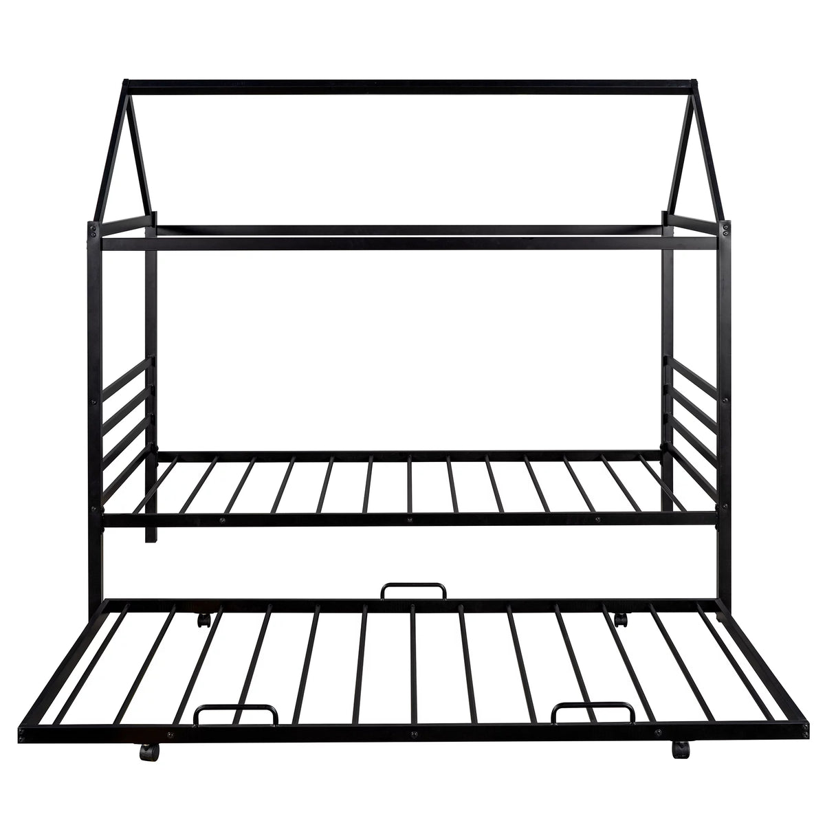 Twin Metal Platform Bed with Trundle J3545