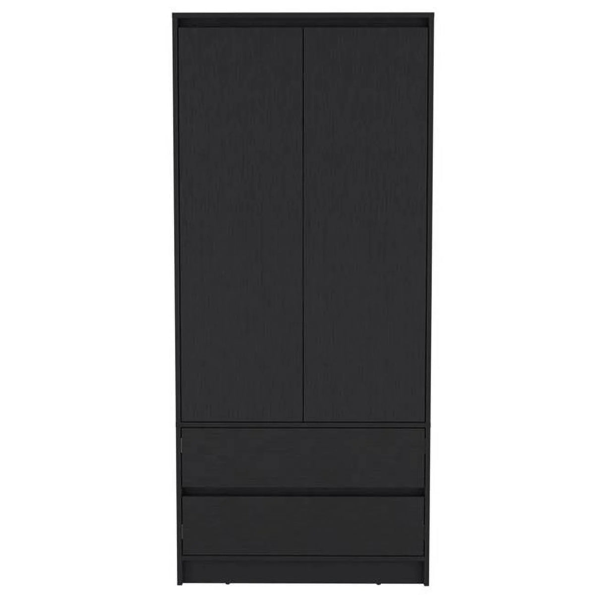 Black 32 in. Two Drawer Combo Dresser G957
