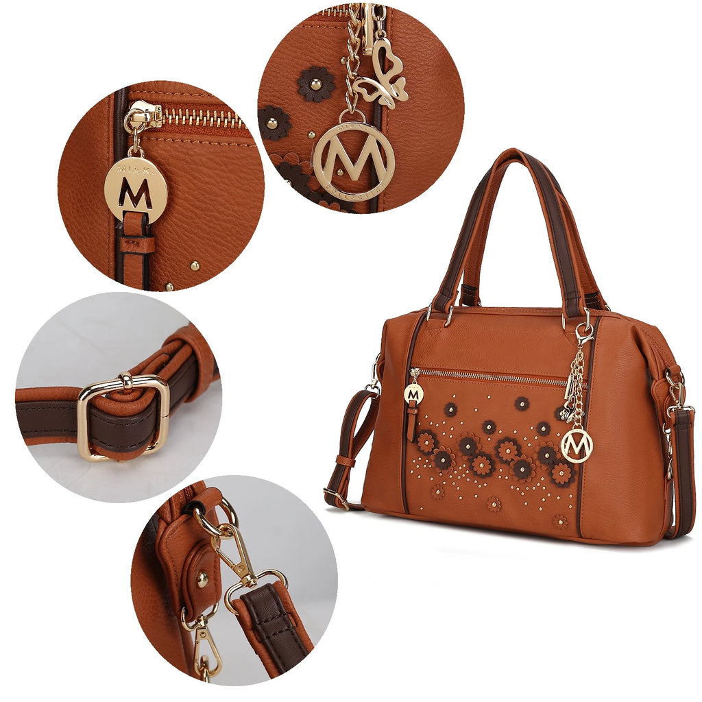 Vegan Leather Tote Handbag G35063
