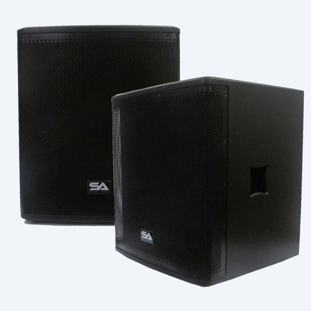 Passive 18x22 High Power Subwoofer Cabinets Pair F2076