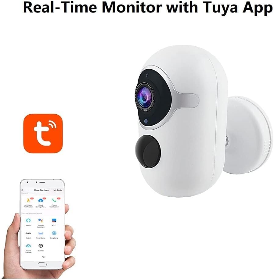 1080P Battery Powered Wireless Security Camera with Night Vision Y85662