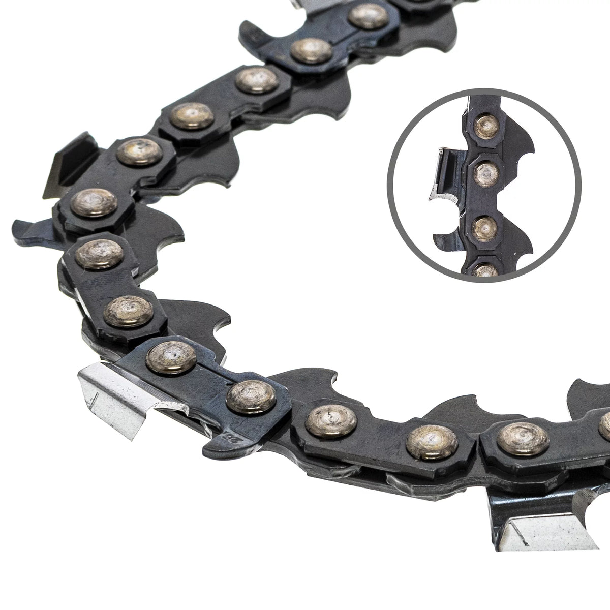 14 inch .050 3/8 52DL Full Chisel Chainsaw Chain 2 Pack M595897