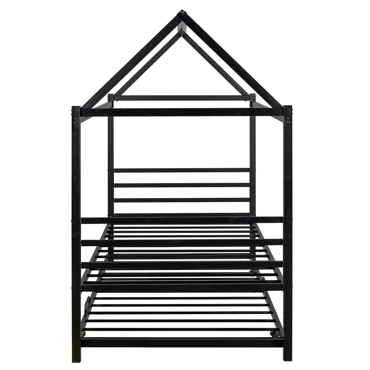 Twin Metal Platform Bed with Trundle J3545