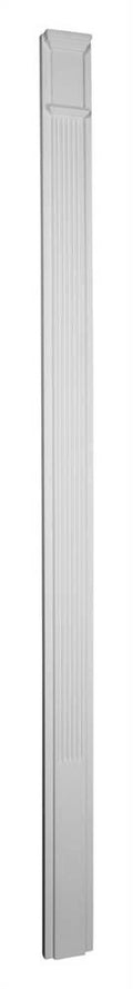 Fluted Pilaster with Attached Plinth W678