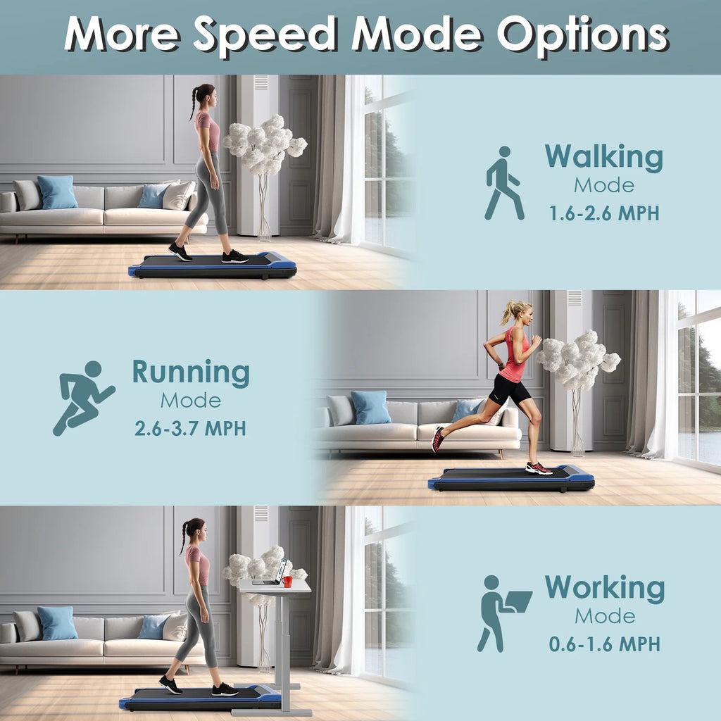 2.5HP Under Desk Treadmill with LED Display N33196