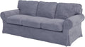 Velvet Three Seat Sofa Slipcovers H729