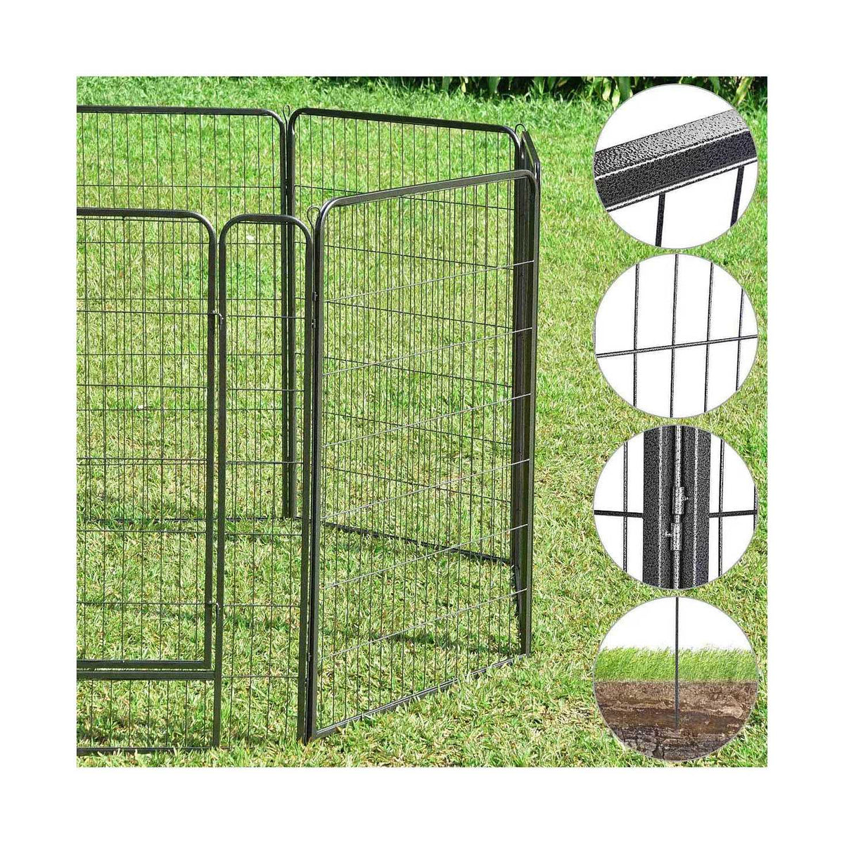 Extra Large Pet Playpen Dog Exercise Fence Panel A993
