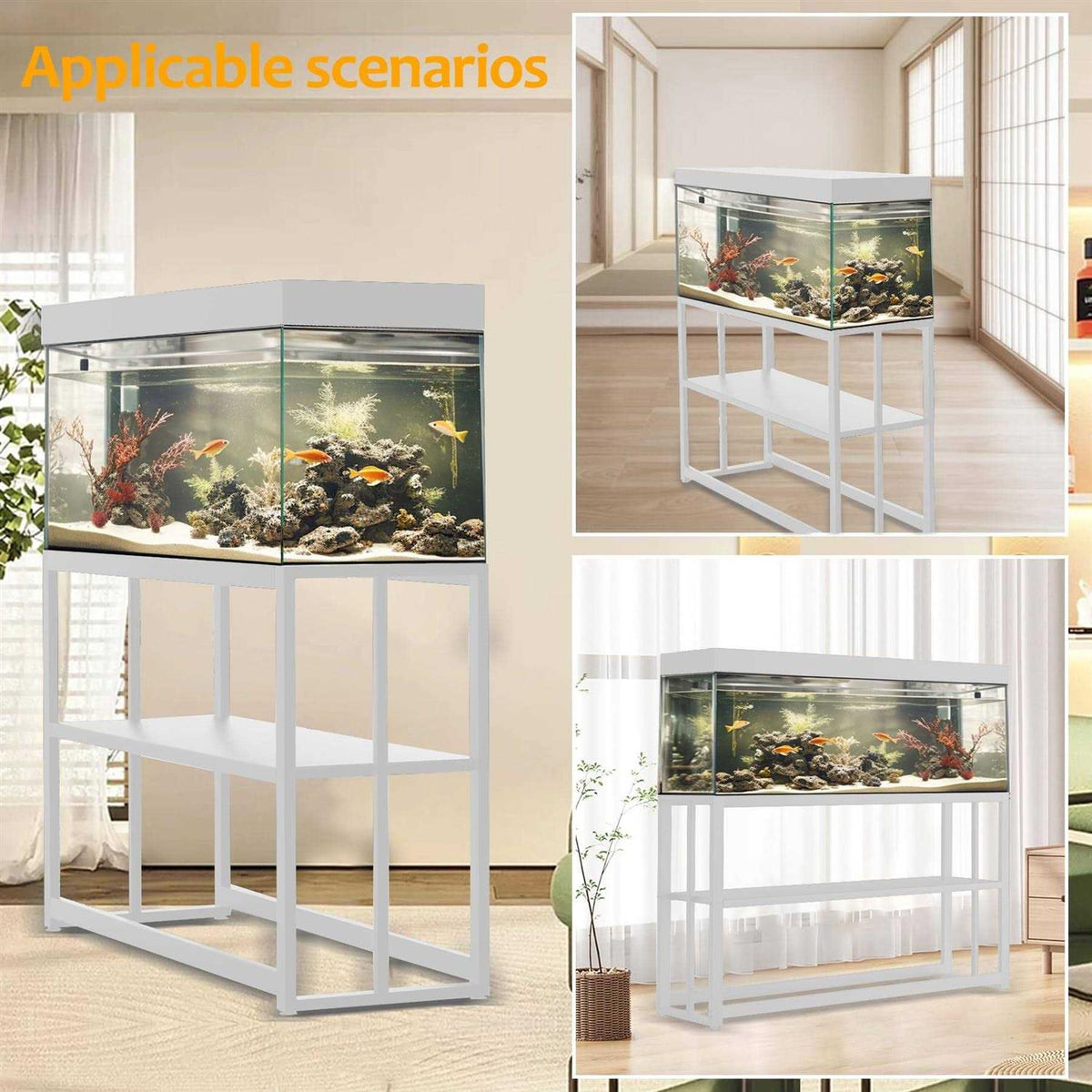 55-75 Gallon Fish Tank Stand with Storage Shelf I240786