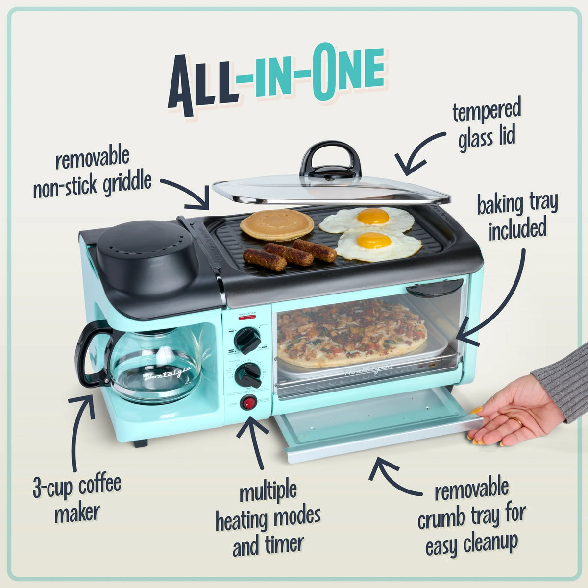 3-in-1 Family Size Breakfast Station P123