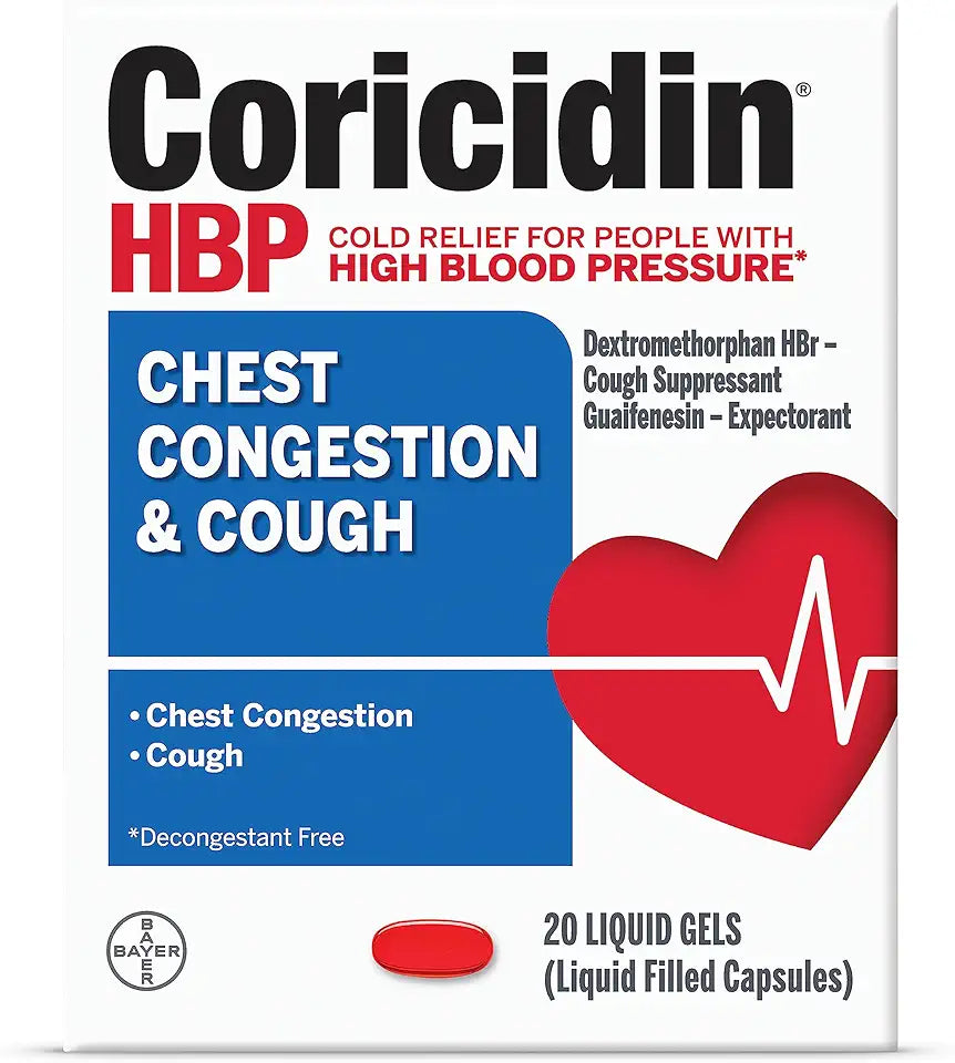 Chest Congestion & Cough Liqui-Gels 20 ea Pack of 4 J166024