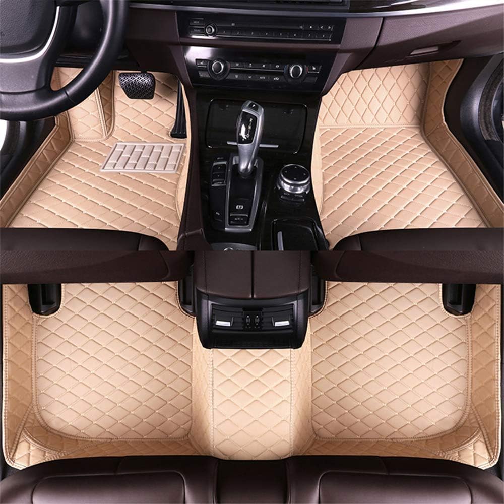 Custom Car Floor Mat XPE Leather Waterproof Brown K870052