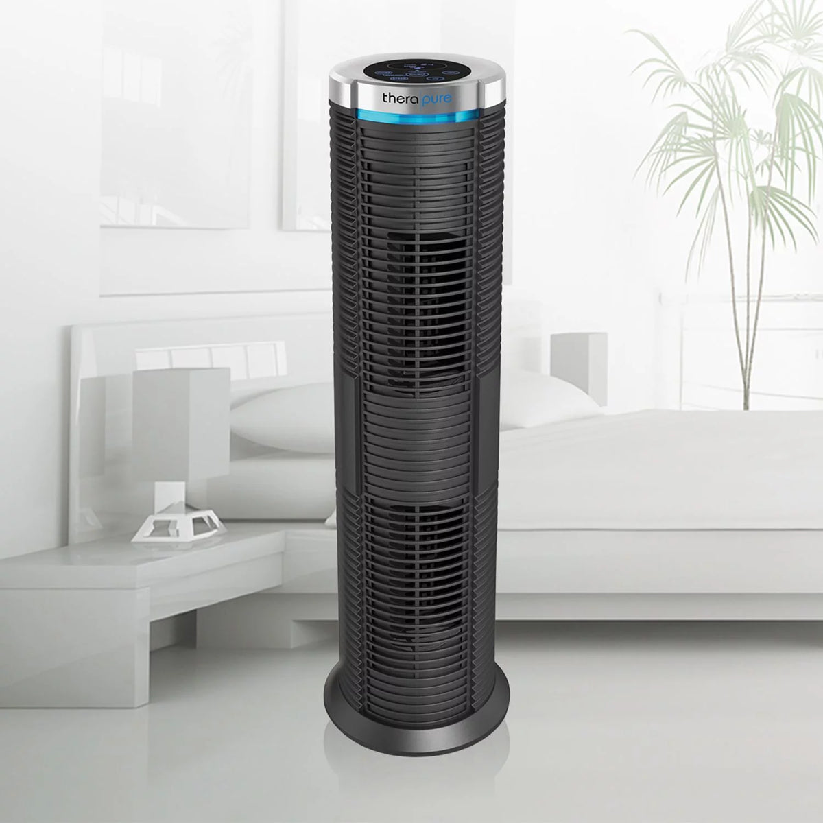 HEPA-Type Air Purifier with UV Light, Black X426457