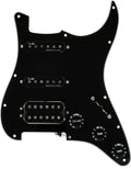 Black 3-Ply Pre-Wired Stratocaster Pickguard H468