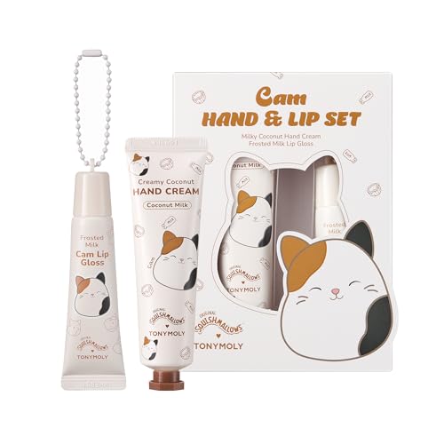 2-Piece Coconut Milk Hand Cream & Frosted Milk Lip Gloss Set H130905