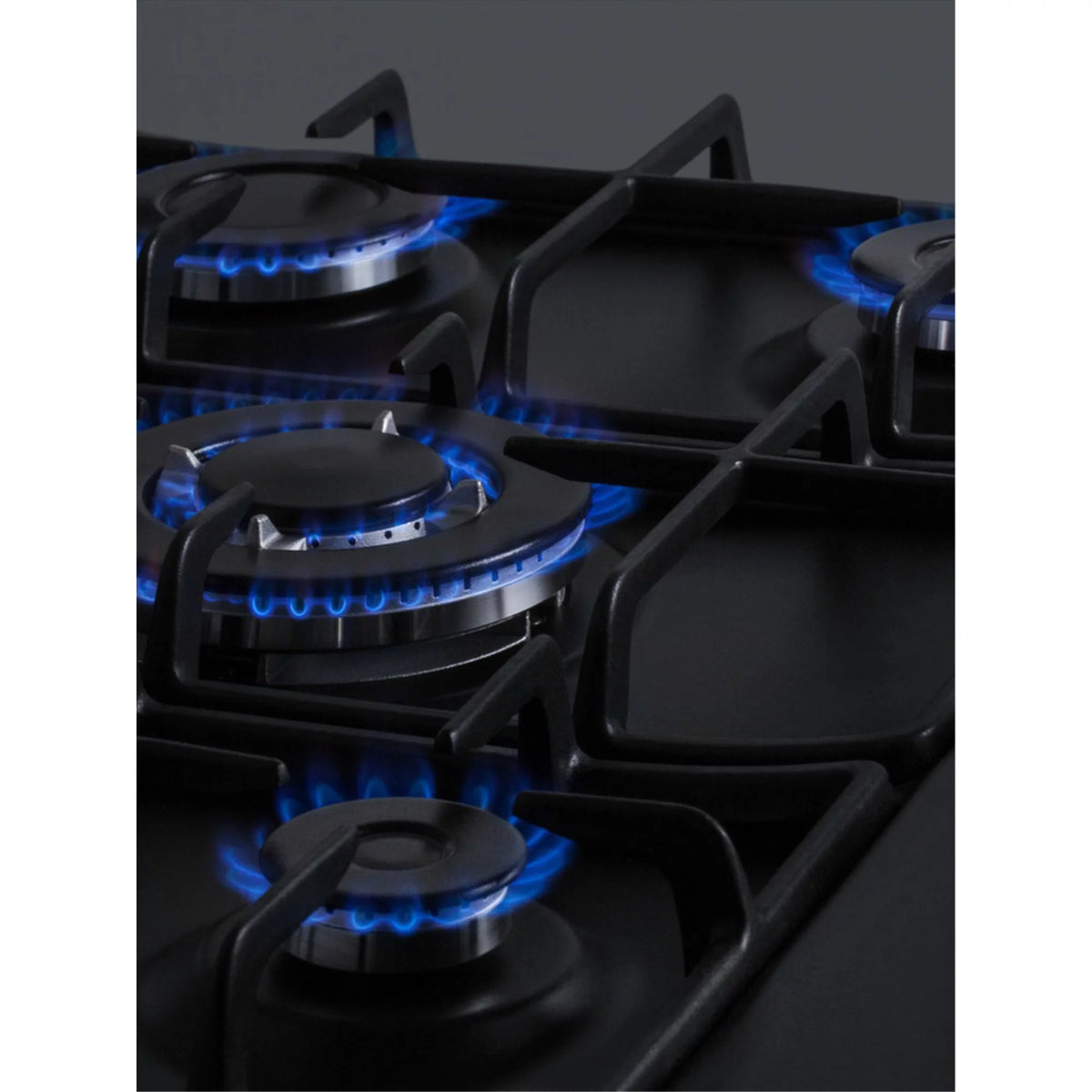 Black 5-Burner Gas Cooktop with Sealed Burners K85728