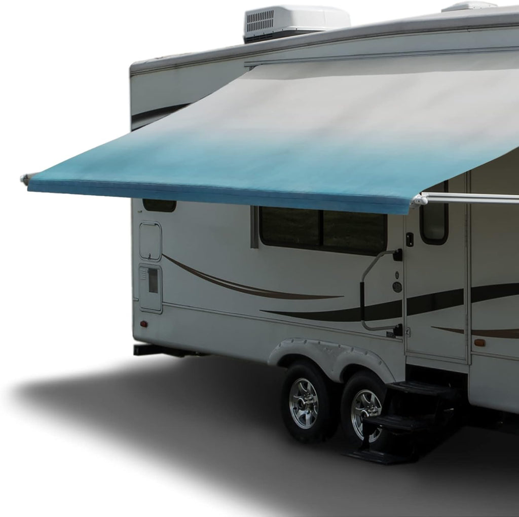 14' Tan/Camel Fade Premium Vinyl RV Awning Fabric Replacement K31899