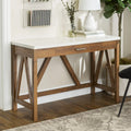 Rustic Farmhouse Computer Writing Desk with Drawer H164200