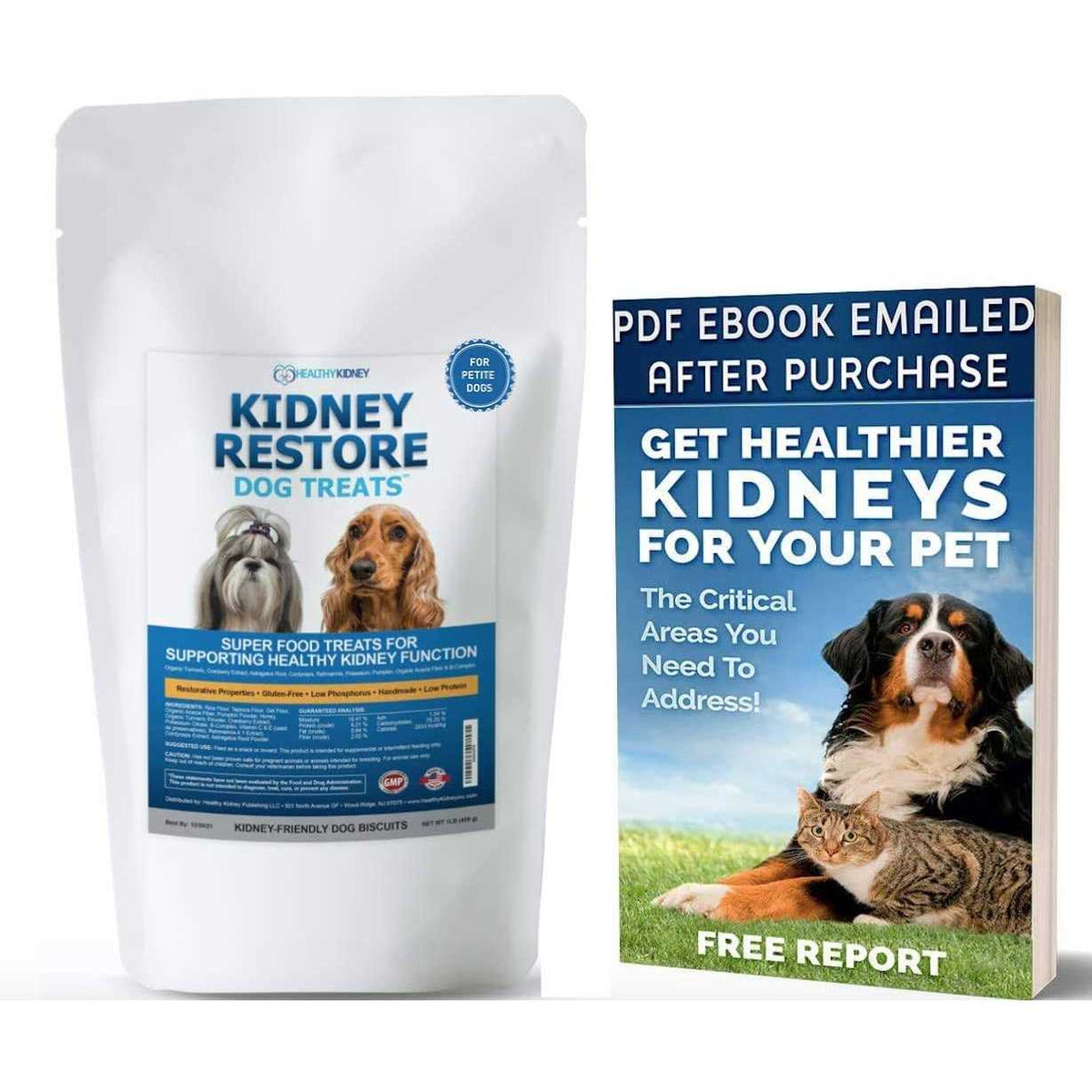 Low Protein Dog Treats for Kidney Support P8098