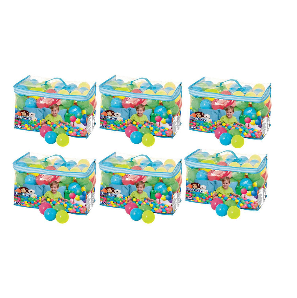 Plastic Play Balls 100 Count 6 Pack B651