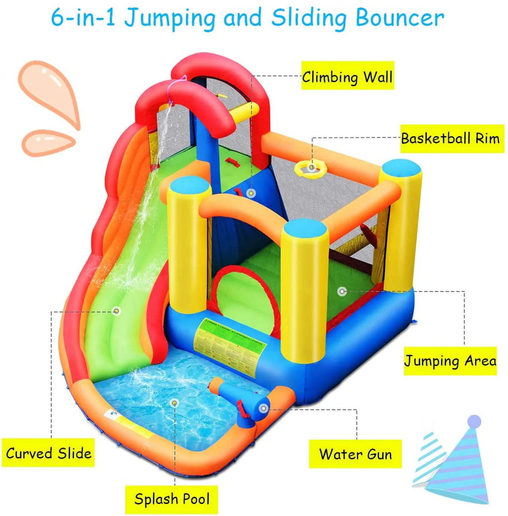 Inflatable Water Slide Bounce House W9888