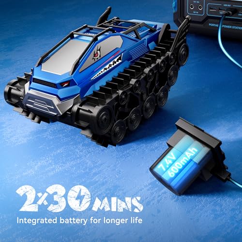 Blue Amphibious Remote Control Car Q7360