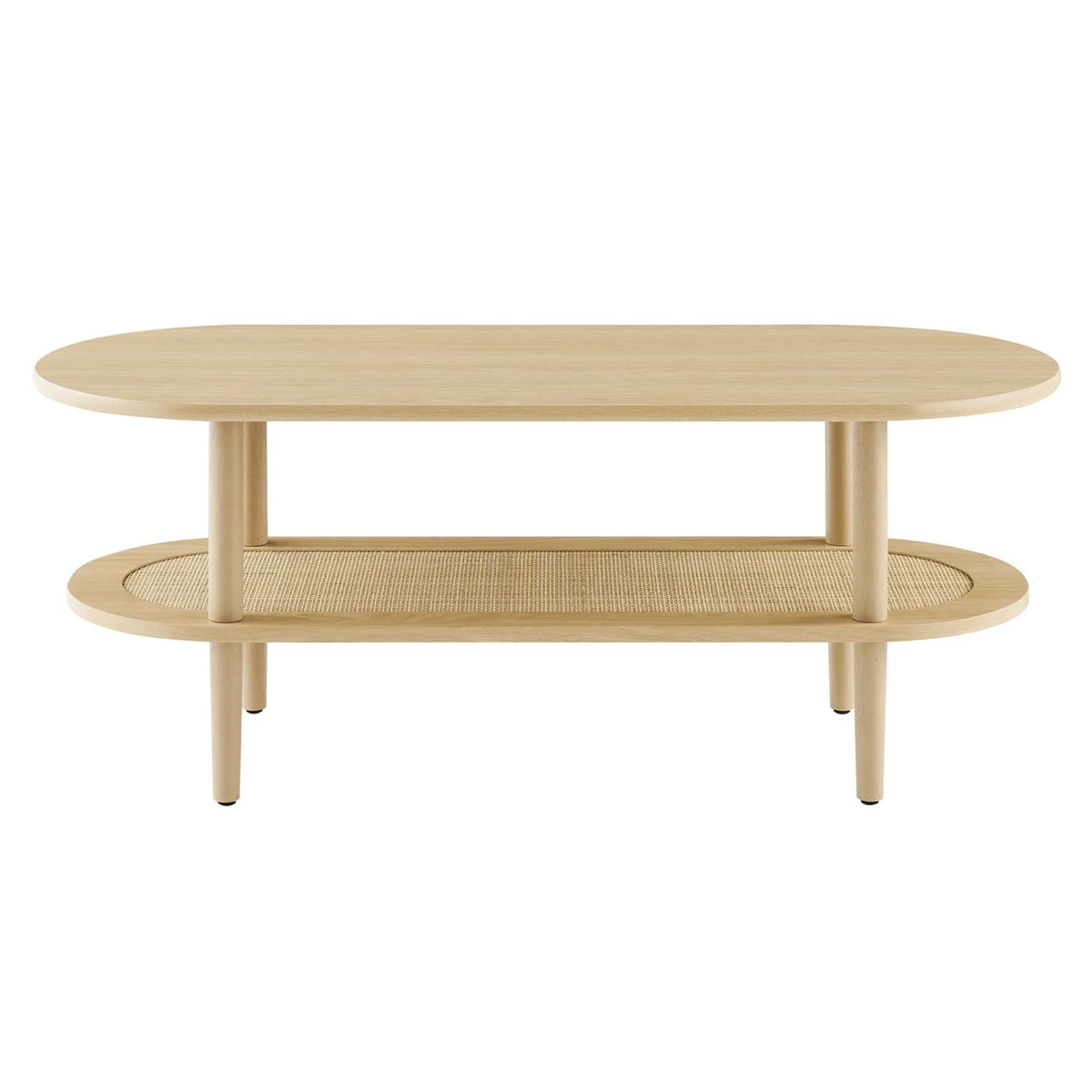 Oval Coffee Table oak M256