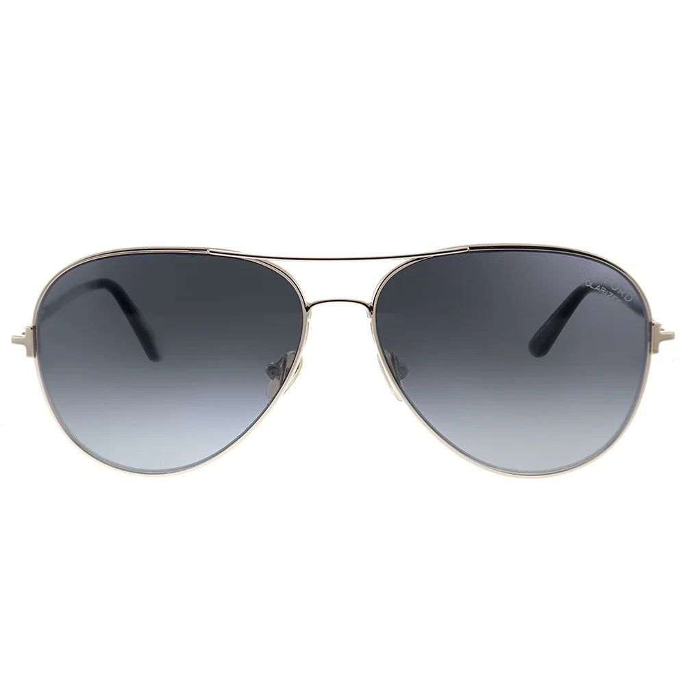 Metal Aviator Sunglasses Rose Gold 61mm Q8217