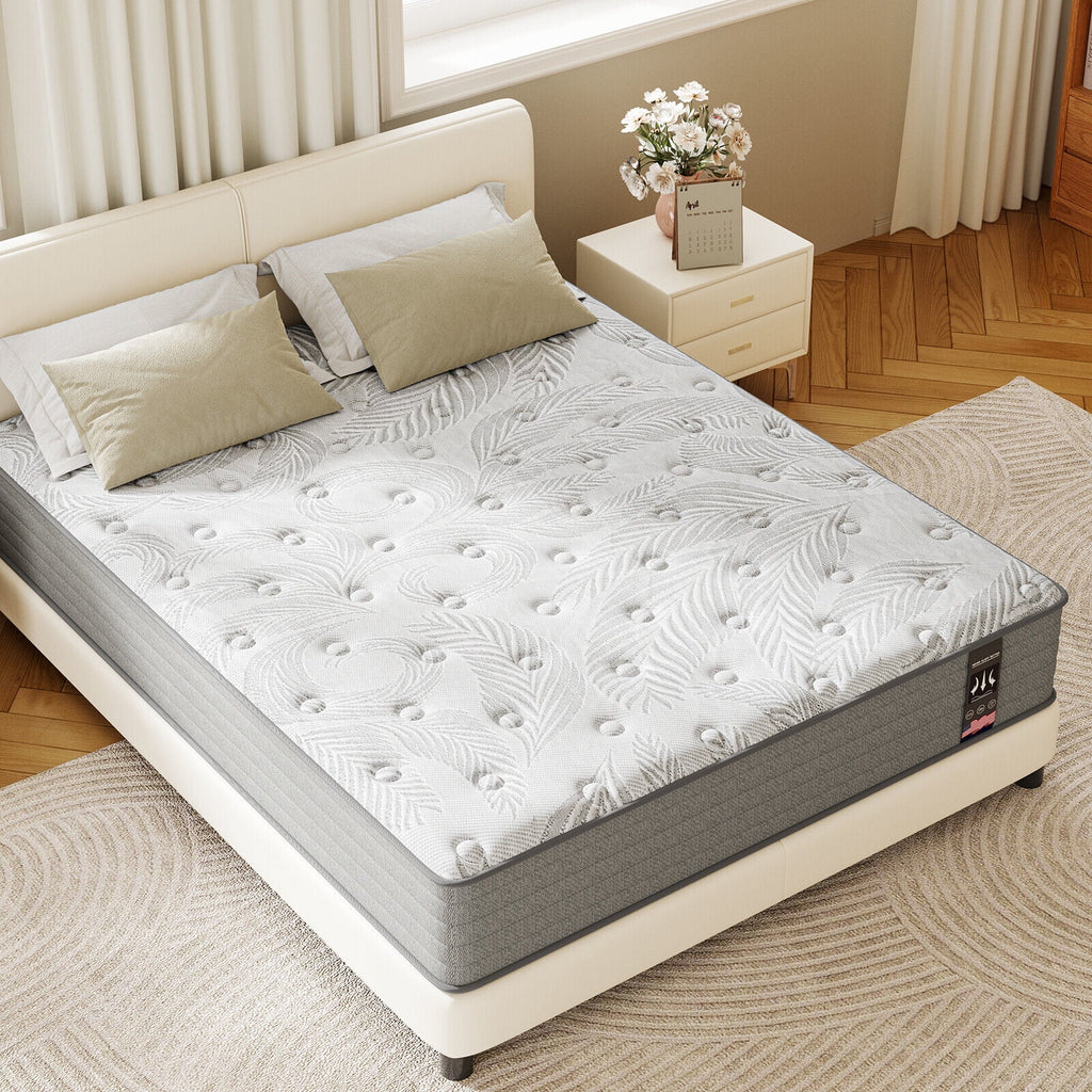 Hybrid Gel Memory Foam Innerspring Mattress Queen P5630