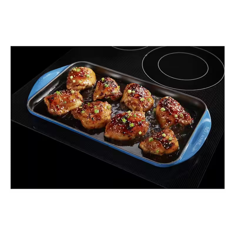 Black 4 Element Electric Cooktop with Reversible Grill, Griddle K97198