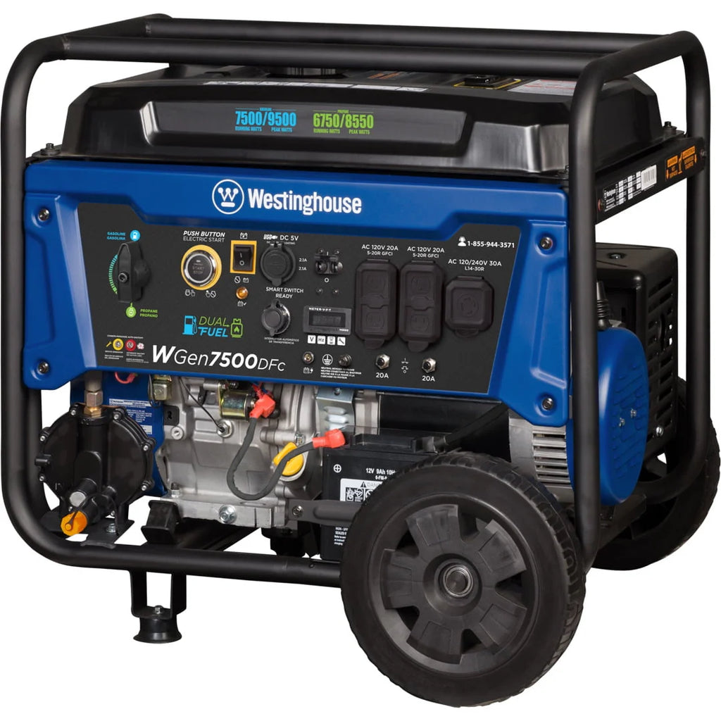 9500 Peak Watt Dual Fuel Portable Generator I928420