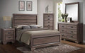 Black Brown King Size 6-Piece Bedroom Furniture Set I74449
