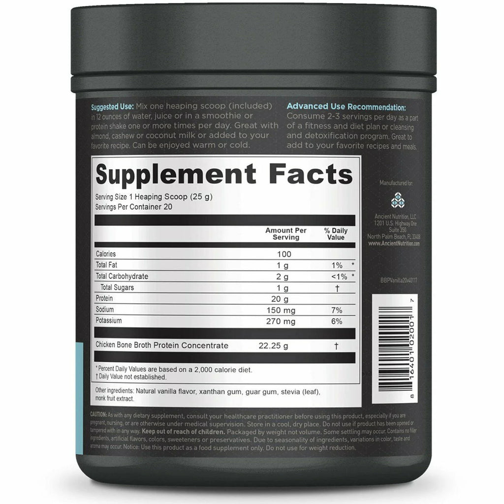 Bone Broth Protein 20 Servings O31027